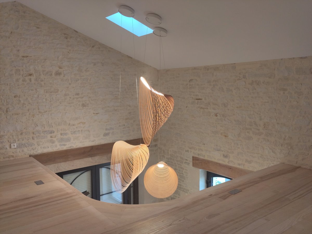 Pose et fourniture de suspensions design 